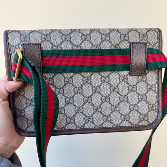 GUCCI MONOGRAM BELT BAG FANNY PACK CROSSBODY - Picture 5 of 8